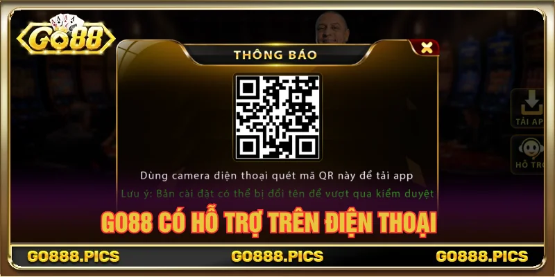 GO88 có ứng dụng trên điện thoại iOS và Android