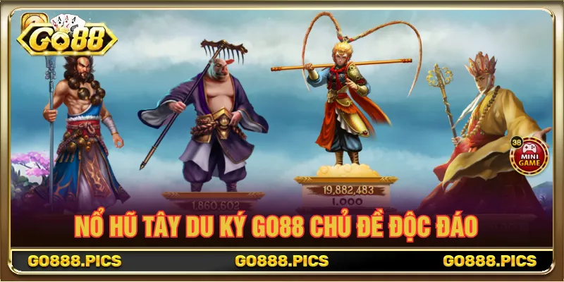 Nổ hũ Tây Du Ký Go88 với chủ đề thần thoại hấp dẫn